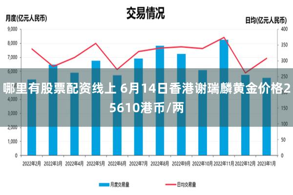 哪里有股票配资线上 6月14日香港谢瑞麟黄金价格25610港币/两