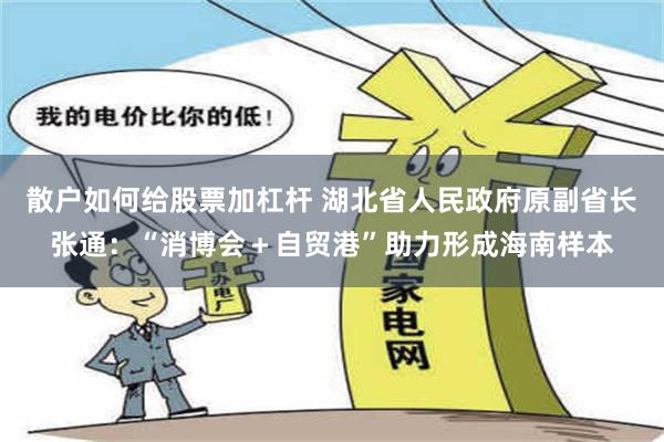 散户如何给股票加杠杆 湖北省人民政府原副省长张通：“消博会＋自贸港”助力形成海南样本