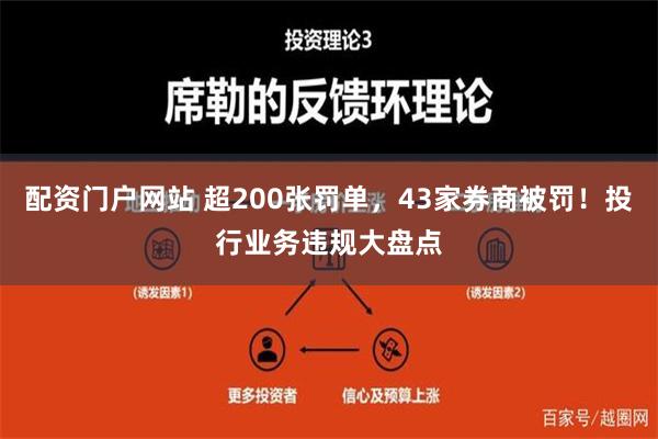 配资门户网站 超200张罚单，43家券商被罚！投行业务违规大盘点